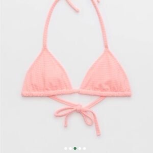 Aerie crinkle cheekiest tie bikini top & bottom